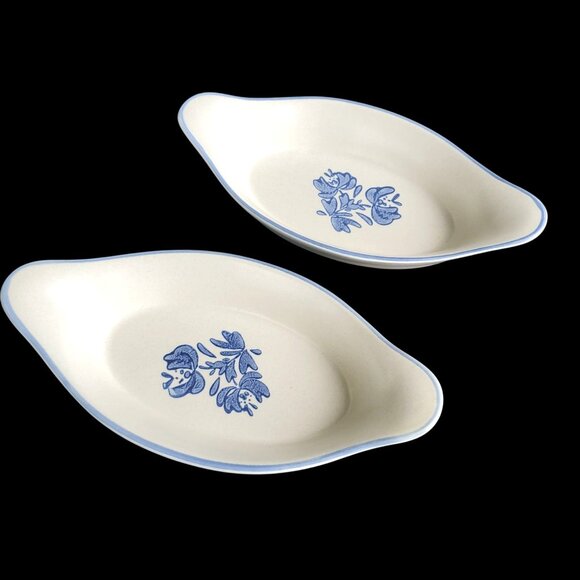 Two Vintage Pfaltzgraff Yorktowne Stoneware 9 Inch Augratin Dishes Bakeware 265 - Picture 9 of 11